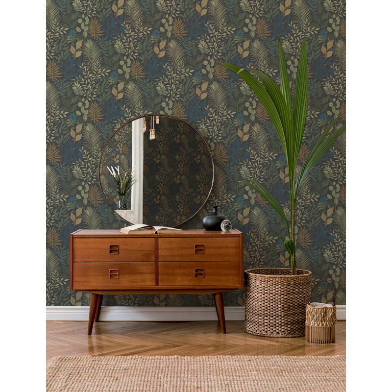 Papier peint Botanicals Forest, Gris