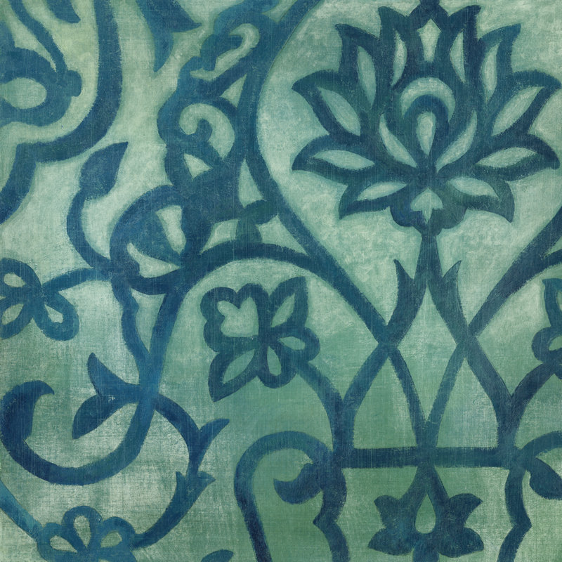 Persian Motif III by Megan Meagher - Wrapped Canvas Art Prints, 30cm H x 30cm W