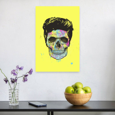 «Vibrant Skull Art», reproduction d'art murale contemporaine