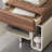 Contemporary Nightstand With Storage Drawer Stainless Steel Base Night Stand, Bedside Table Modularize Design Side End Table Wood Dresser For Bedroom, Charge Station Not Included.-677878391