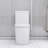 Upflush Toilet For Basement, 600W Macerating Toilet System With Powerful Dual Flush, Elongated 17.25 ADA Comfort, Softclose Seat, 3 Water Inlets Connect To Sink, Shower, White