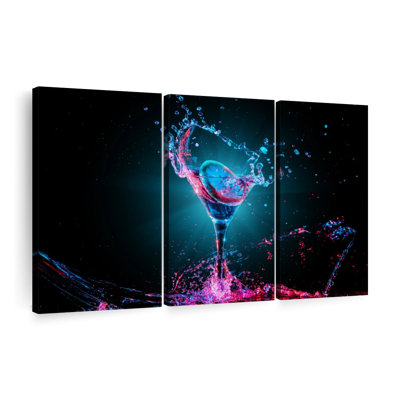 «Neon Cocktail», 3 pièces