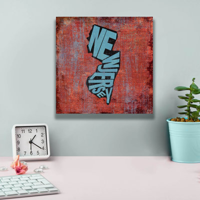 «New Jersey» par Art Licensing Studio, art mural sur toile