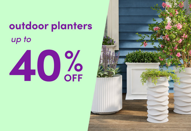 outdoor planter sale