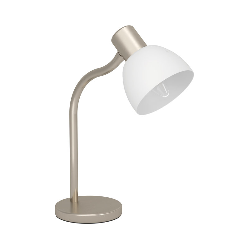 Sirotek Metal Arched Lamp, Silver, White