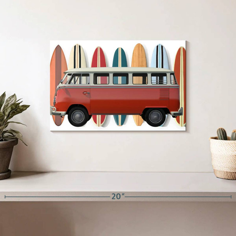 Mehar Surfer Van, 8" H x 12" W