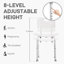 Adjustable Bathroom Shower Chair – Safe Bath Seat For Elderly & Mobility Aids