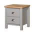 Natalie 46cm W Manufactured Wood Bedside Table