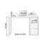 Bureau simple avec rangement artificiel
