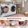 Floral Vintage Washable Pink Area Rug with Non Slip Backing - Ultra Durable Carpet for Living Room, Bedroom, Dining Room or Office Decor