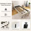 Lit plateforme tapissier Lynnie