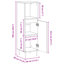 Bathroom Cabinet Oak 30 X 30 X 100 Cm Engineered Wood
