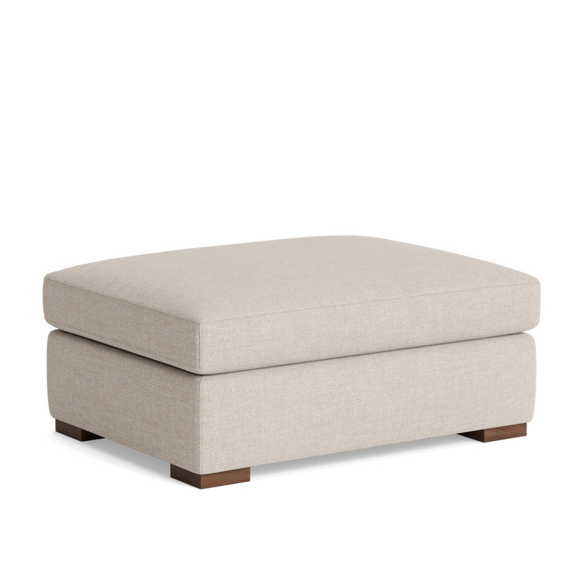 Lucca Ottoman, Performance Weave - Natural