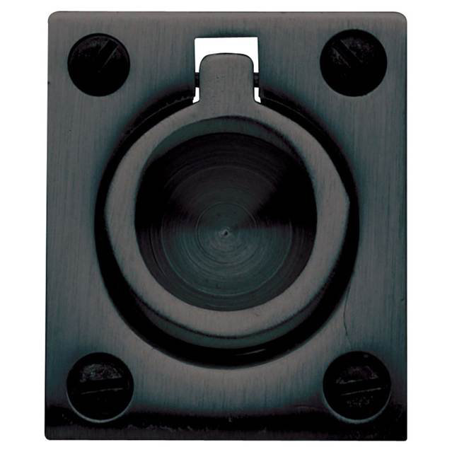 Flush Ring Pull, Satin Black