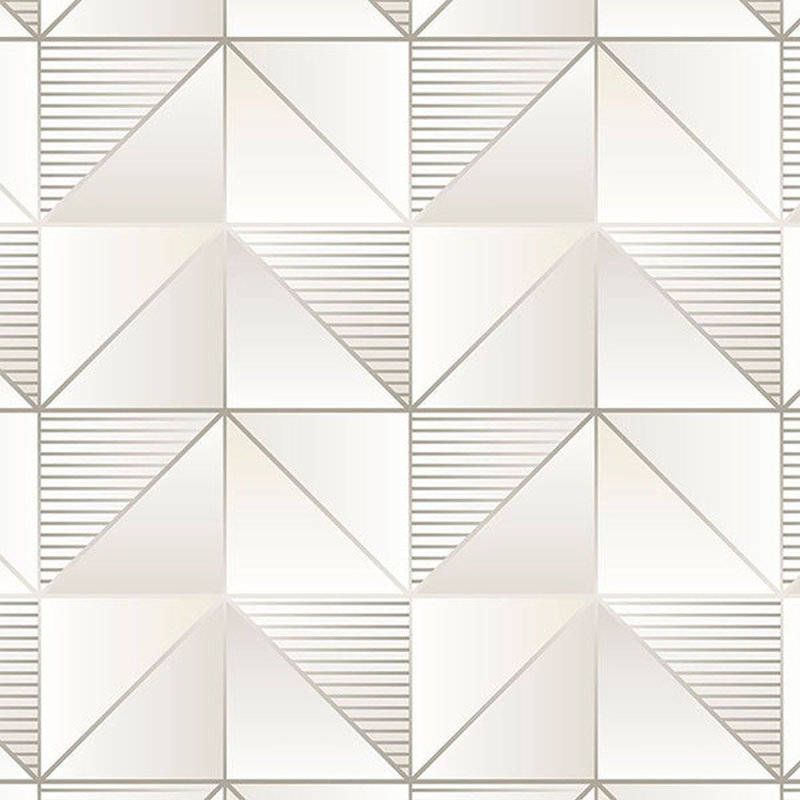 Adrianno Geometric Wallpaper, Beige