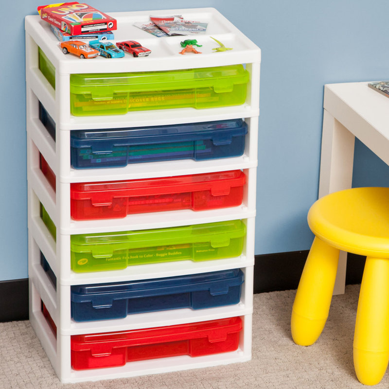 6 Drawer Storage Drawer