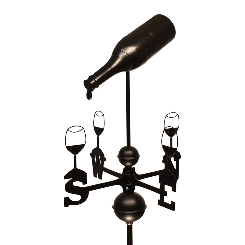 Girouette bouteille de vin