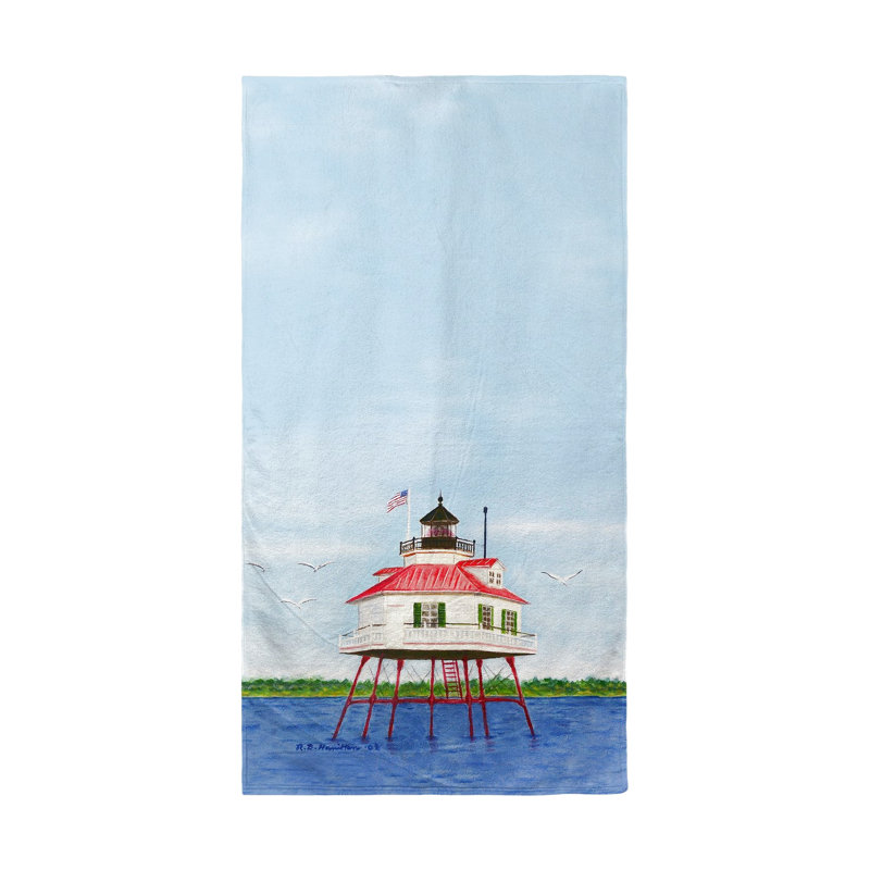 Serviette de plage tambour point Rosenbloom