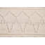 Tapis ivoire en laine fait à la main marocain 3 x 4