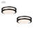 Hanz Selectable LED 2700K, 3000K,3500K, 4000K, 5000K Flush Mount Ceiling Light-1668780003-1667595605
