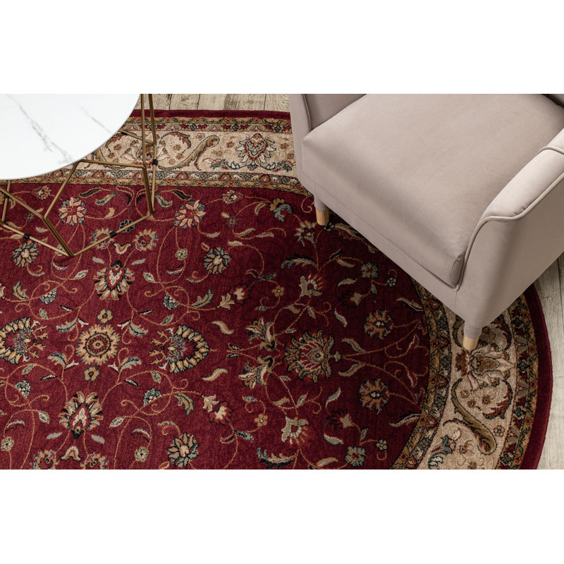 Oval Oriental Wool Area Rug, Oval 170 x 235cm