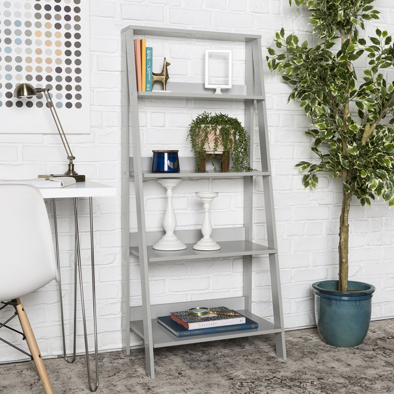 Haralda Ladder Bookcase, Gray