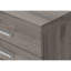 3 classeurs, mobile, rangement, taupe, bureau