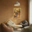 Chaise avec plantes et fleurs-1364902608