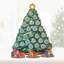 Arbre de Noël de table de l'Avent à collectionner de table par G.Debrekht