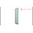 Quadro Frosted Glass Barn Door with Installation Hardware Kit-55746209-55746211-55746218