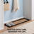 Eco-Friendly 14" x 46" Tan and Black Heavy-Duty Rubber Boot Tray with Raised Edge for Muddy Shoes, Garden Tools & Pet Supplies — Indoor/Outdoor-2126563559-2068099078
