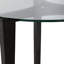 Table de bout ronde Almeida avec plateau en verre