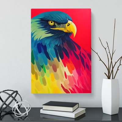 Hartington Eagle In Colour - Wrapped Canvas