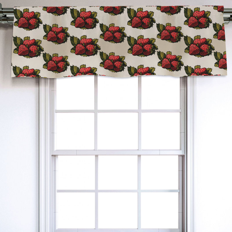 Sateen Ruffled Window Valance