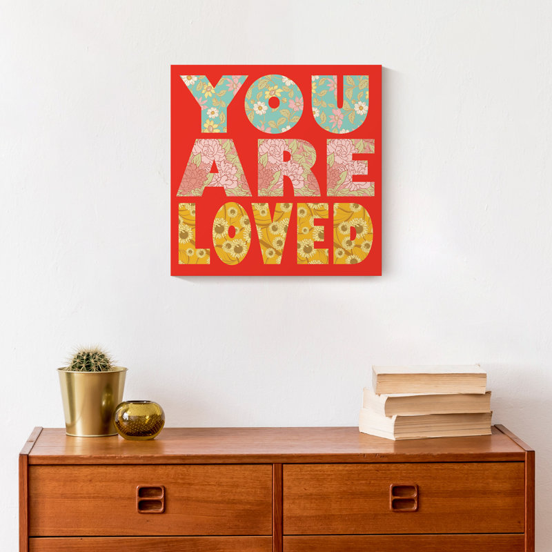 Text & Numbers, 20" H x 20" W x 1.25" D