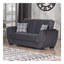 Causeuse convertible avec rangement en microfibre grise Primenest Collection Nimbusflow-103936286