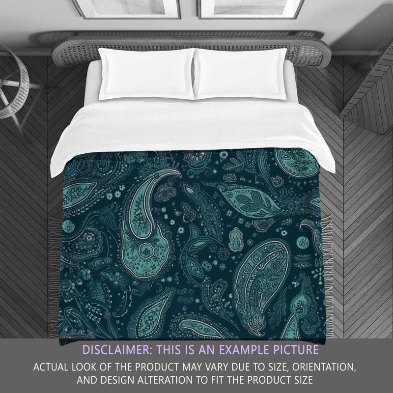 Paisley Bedding, King Comforter
