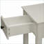 Bois massif blanc Table basse en MDF avec tablette - Rangement durable pour le salon-1469370332