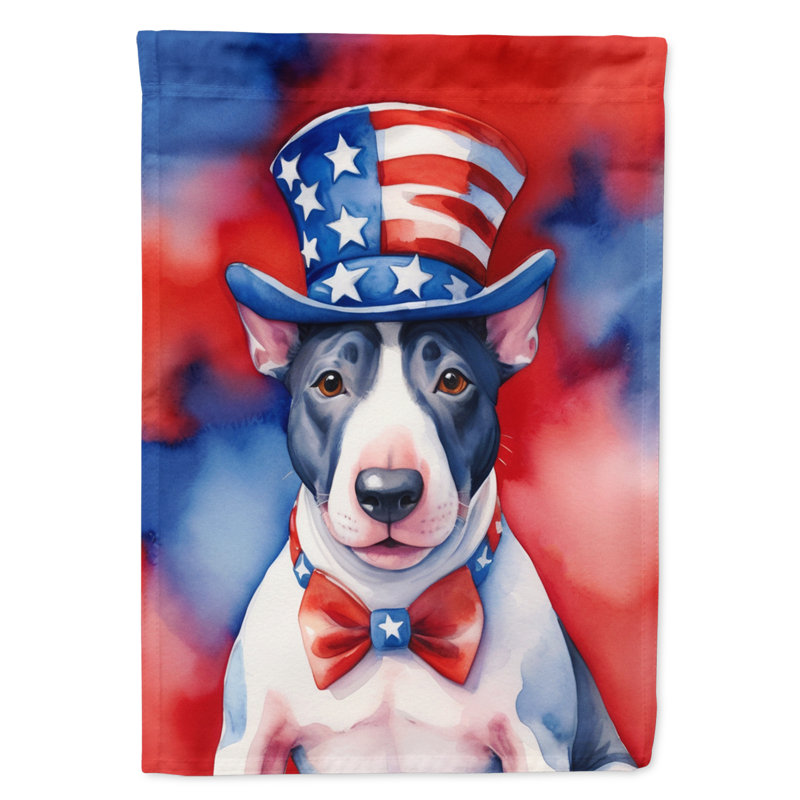 Drapeau patriotique du jardin américain, Bull terrier anglais