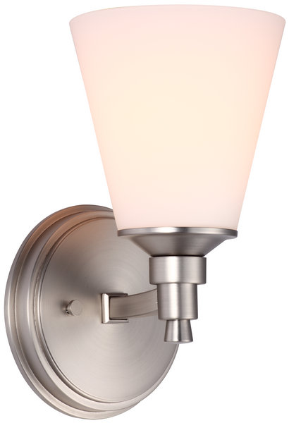 Georgetown Armed Sconce, Chrome