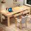 Burlywood Rectangular Solid Wood desk-244732324