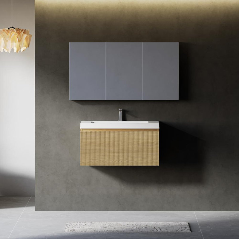 Meuble-lavabo flottant 29,5 po avec lavabo