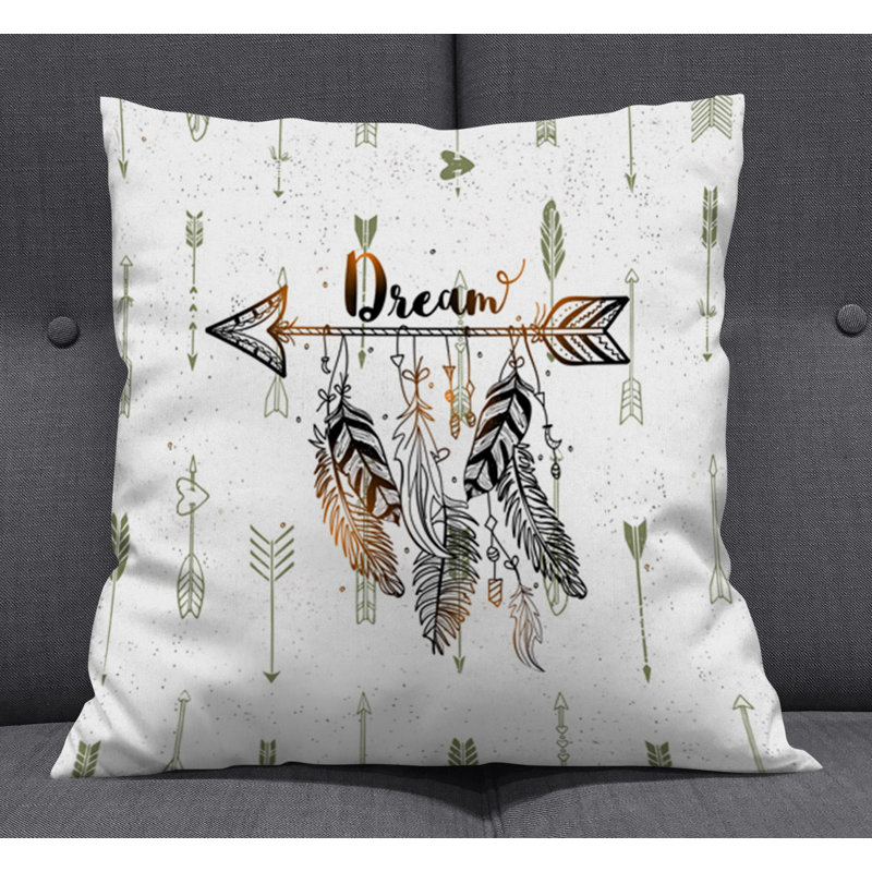Throw Pillow With Insert, White 2, 18"H x 18"W