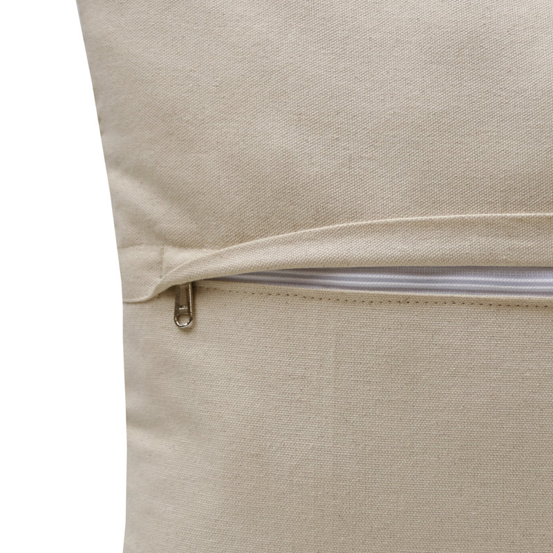 Housse de coussin gris / brun, Housse de coussin seulement - sans coussin