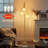 Modern Adjustable 3-Light Floor Lamp With Handwoven Rattan Shade, Tall Standing Lamp For Living Room And Bedroom, Easy Tool-Free Assembly, Durable Design-2073629069