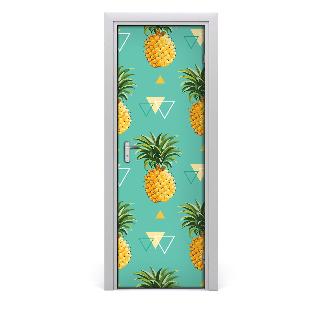 TÃ¼raufkleber Pineapple