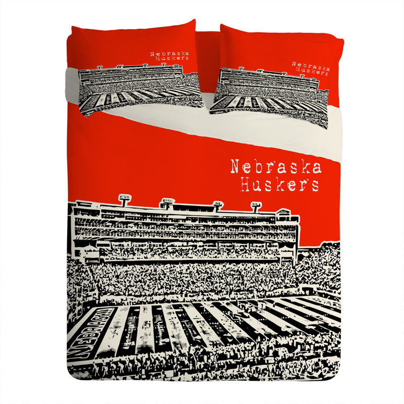 Taie d’oreillers de nebraska-balles Bird Ave, Standard