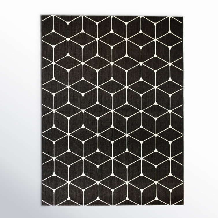 Abbi Black Indoor/Outdoor Rug