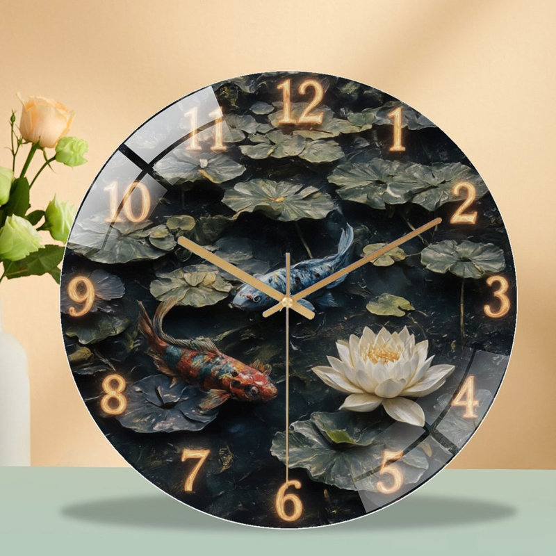 Horloge murale avec horloge murale 12 po