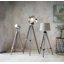 Lillian 97cm Brown Tripod Floor Lamp